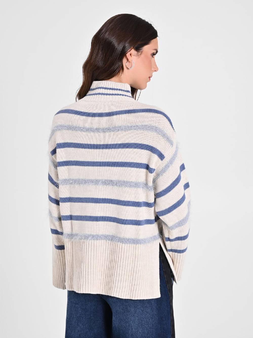 Rinascimento Maglia misto Lana a Righe Cyber Monday