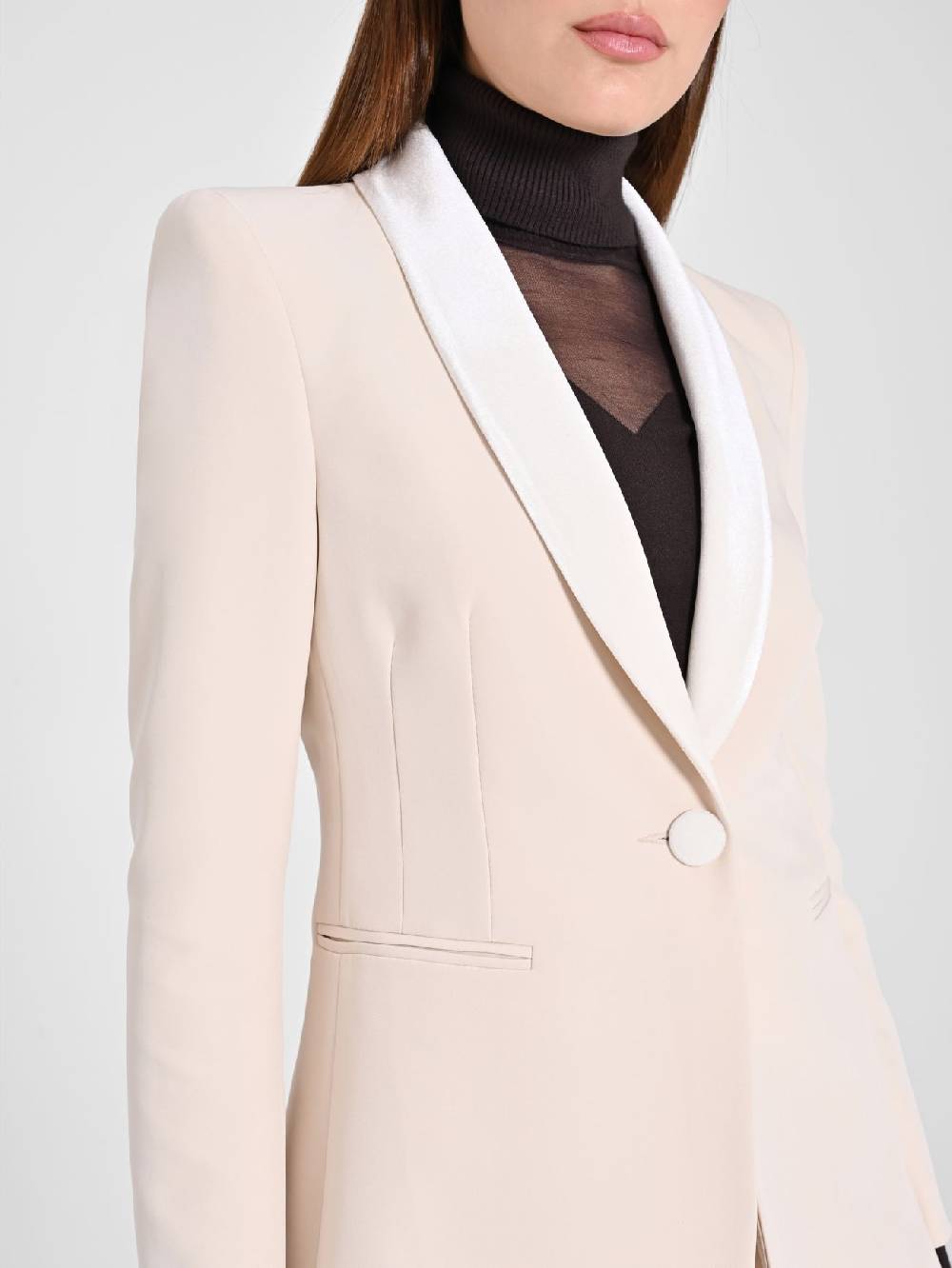 Rinascimento Giacca Tuxedo Beige Offerta Anniversario