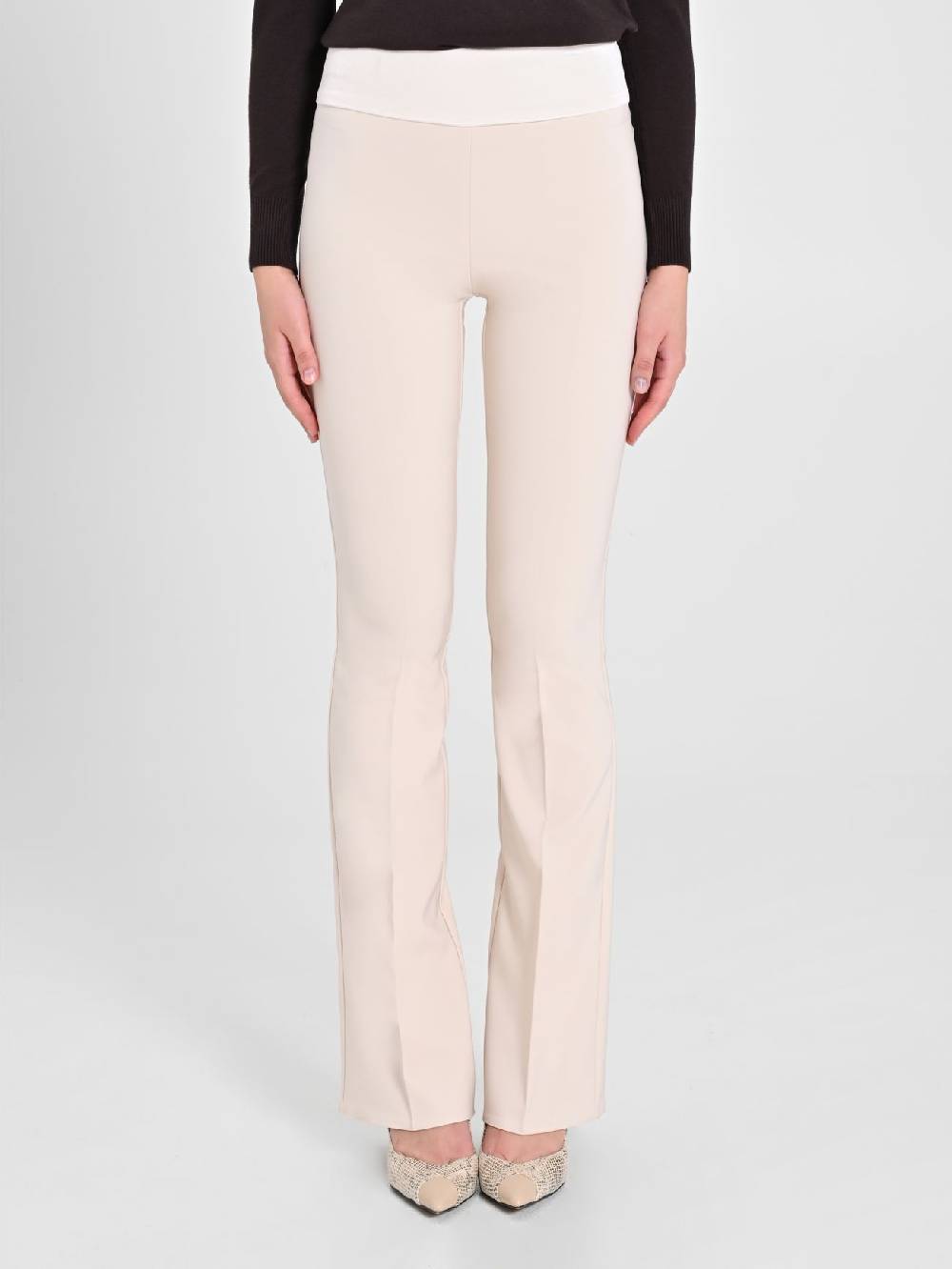 Rinascimento Pantaloni Tuxedo Beige Latest fashion