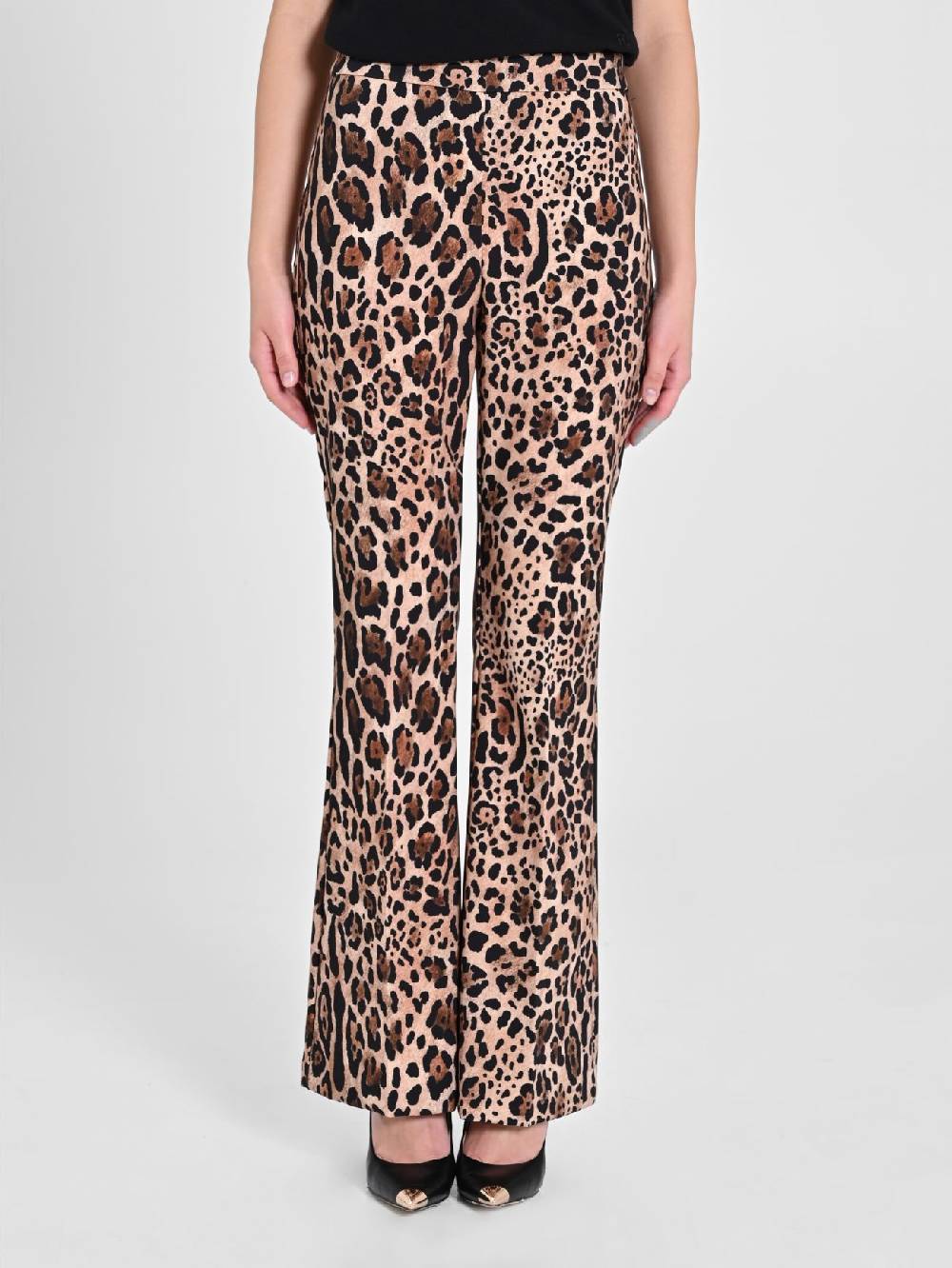 Rinascimento Pantalone Flared Animalier Super Saving Price