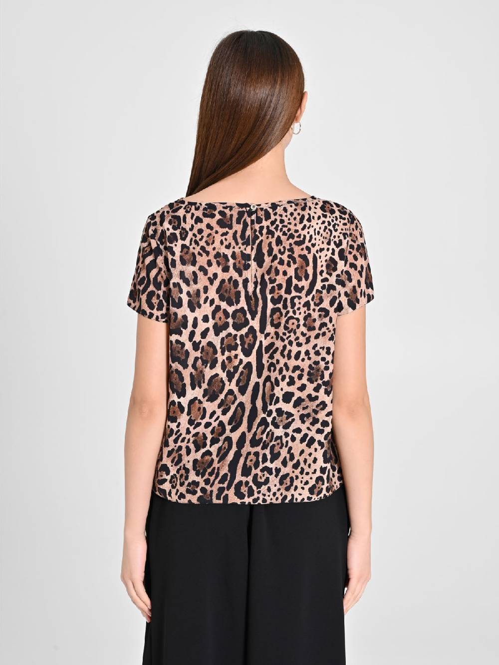 Rinascimento Blusa Animalier Ritorno libero