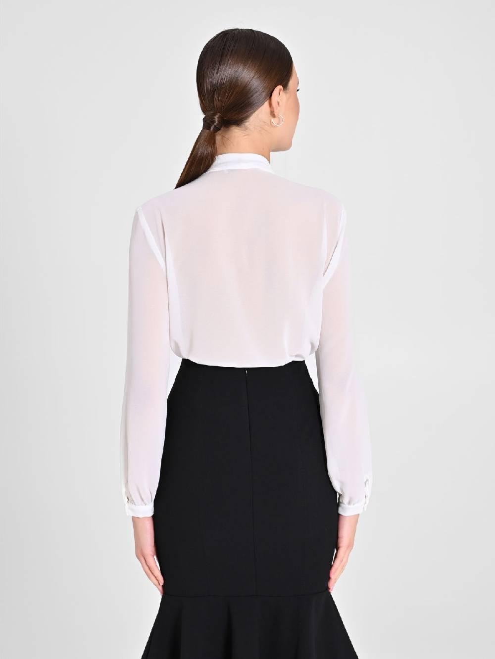 Rinascimento Blusa Bianca dettaglio Strass Rilascio limitato