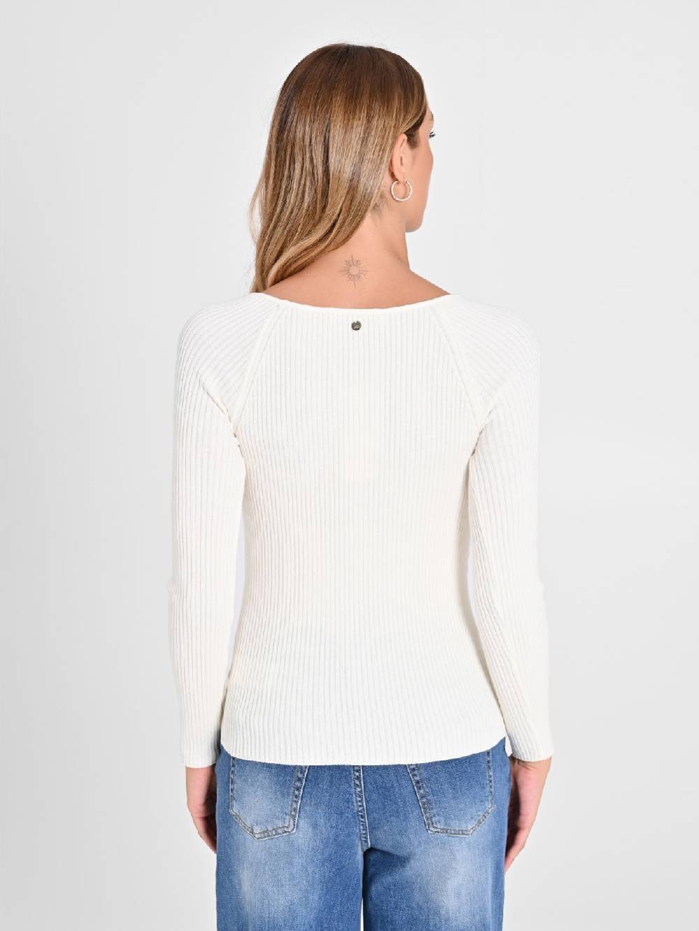 Rinascimento Maglia Bianca con Scollo a Cuore Ultimi due giorni