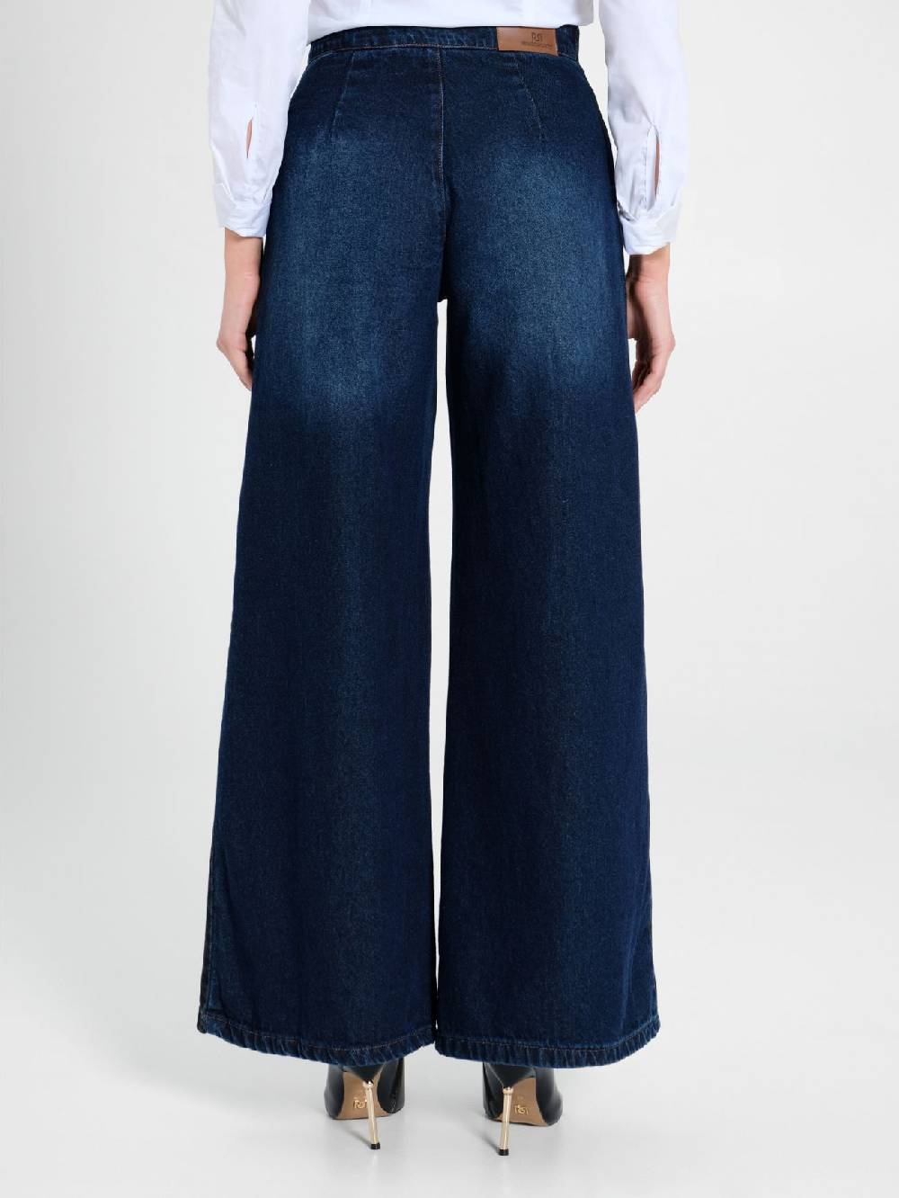 Rinascimento Jeans Palazzo con Banda Promozione temporanea