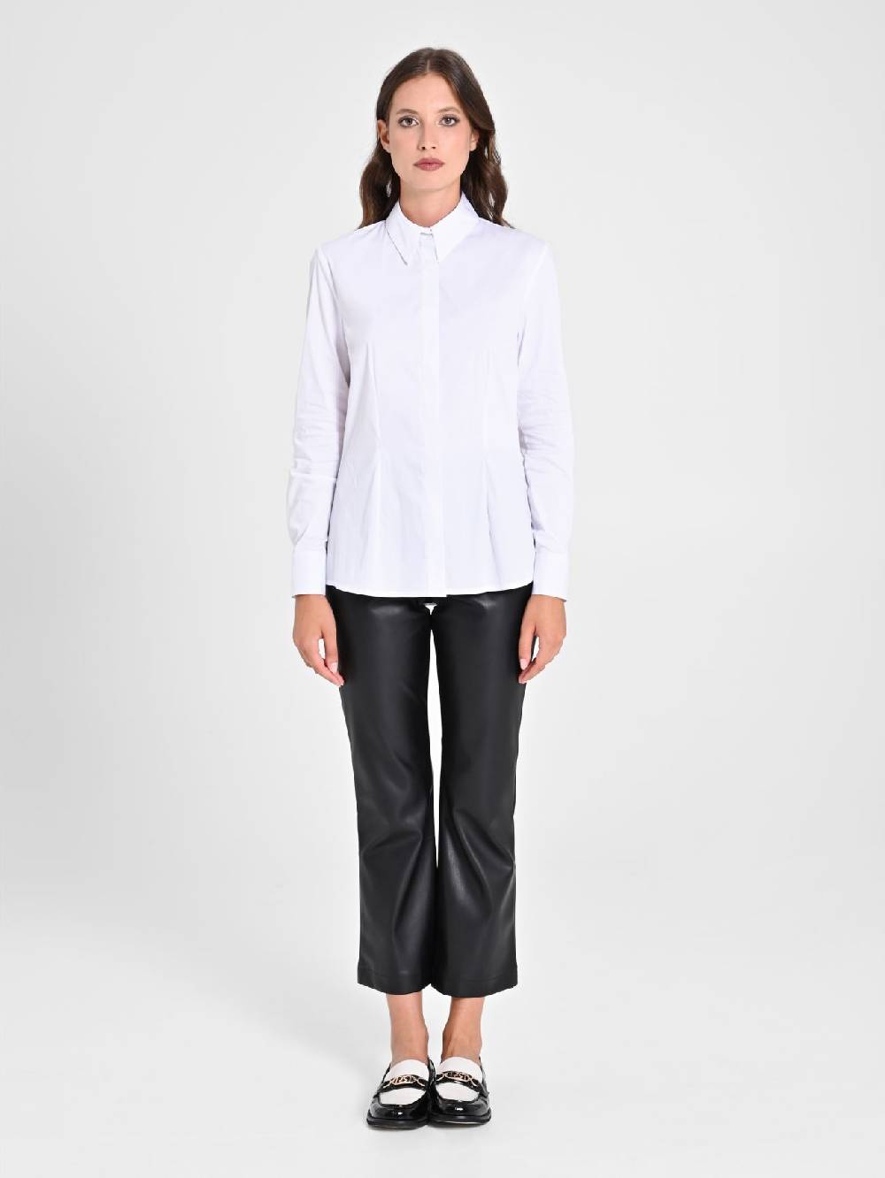 Rinascimento Camicia Bianca in Cotone Outlet