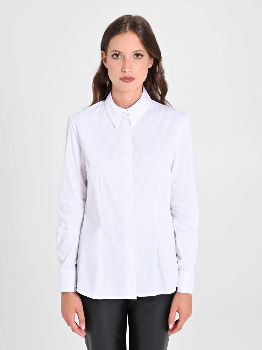 Rinascimento Camicia Bianca in Cotone Outlet