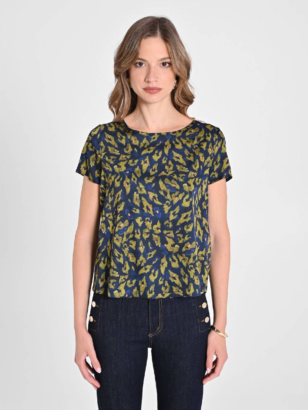 Rinascimento Blusa Animalier Moda