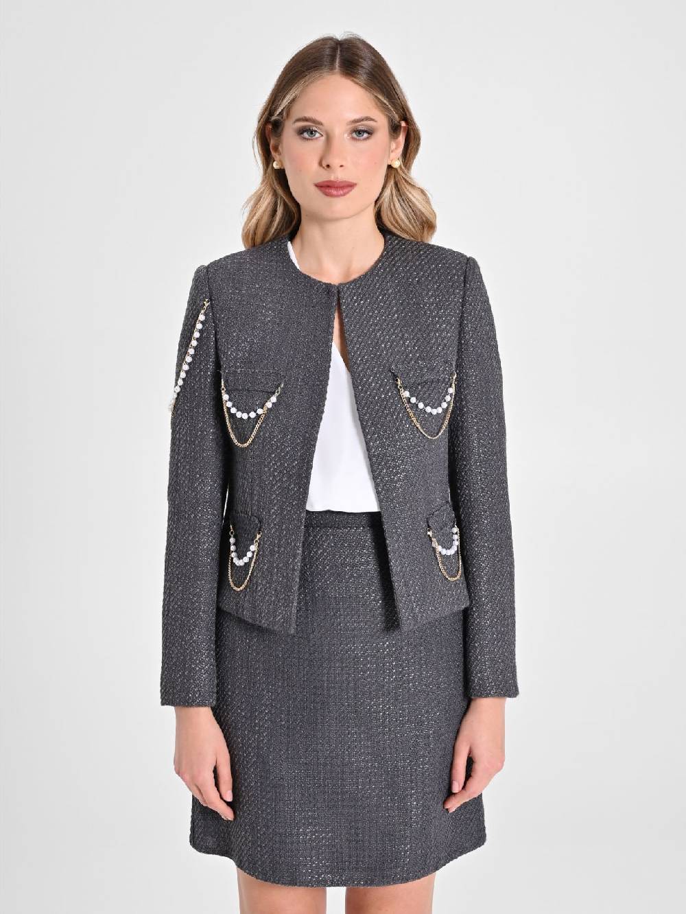 Rinascimento Giacca Corta in Tweed Flash Sale