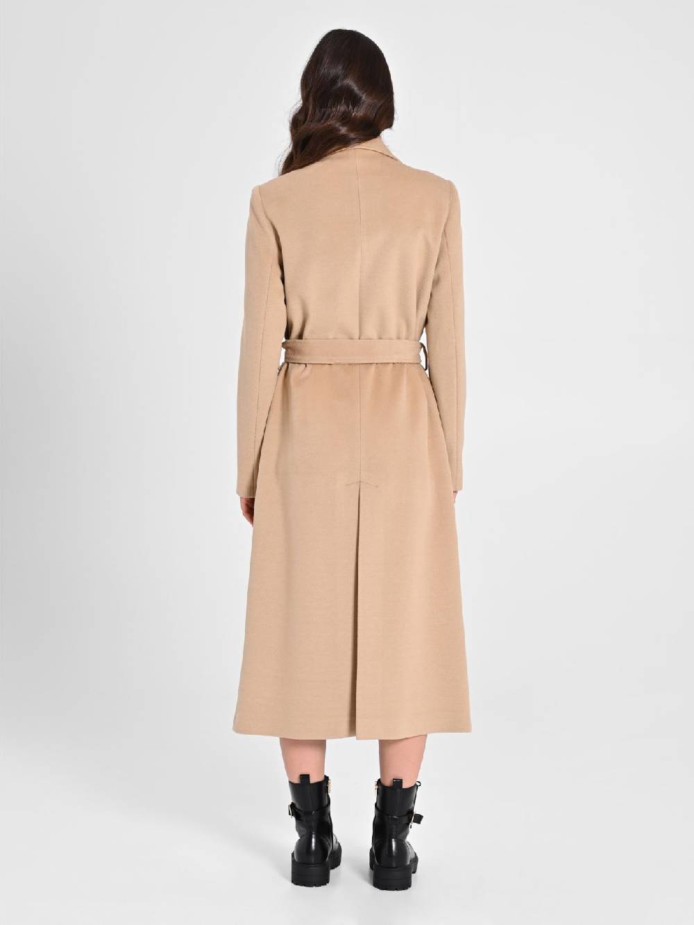 Rinascimento Maxi Cappotto Cammello con Cintura Lightning offer
