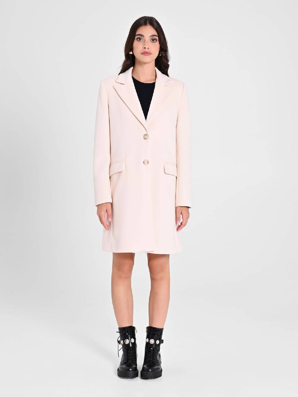 Rinascimento Cappotto Medio Beige Nuovi prodotti