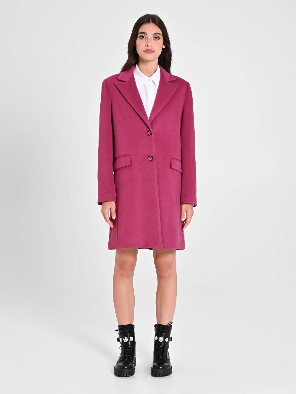 Rinascimento Cappotto Medio Bordeaux Bestseller
