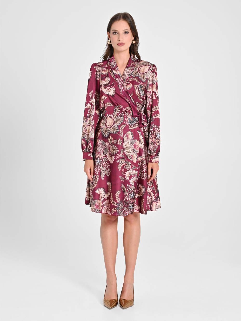 Rinascimento Wrap Dress stampa Cachemire Super Saving Price