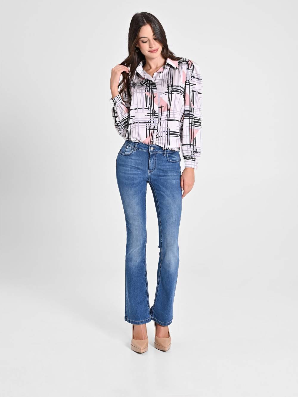Rinascimento Jeans Flared Rilascio limitato