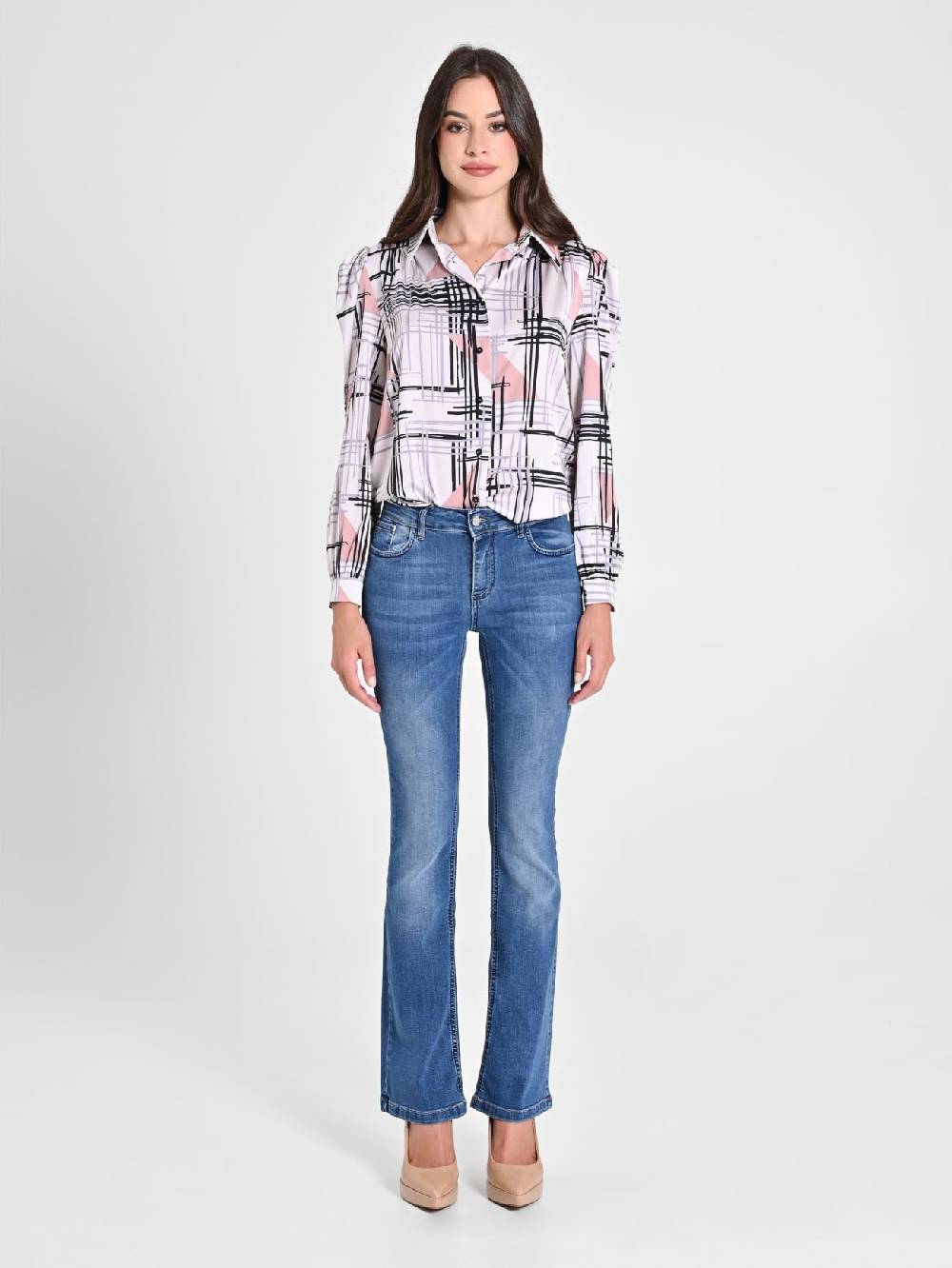 Rinascimento Jeans Flared Rilascio limitato