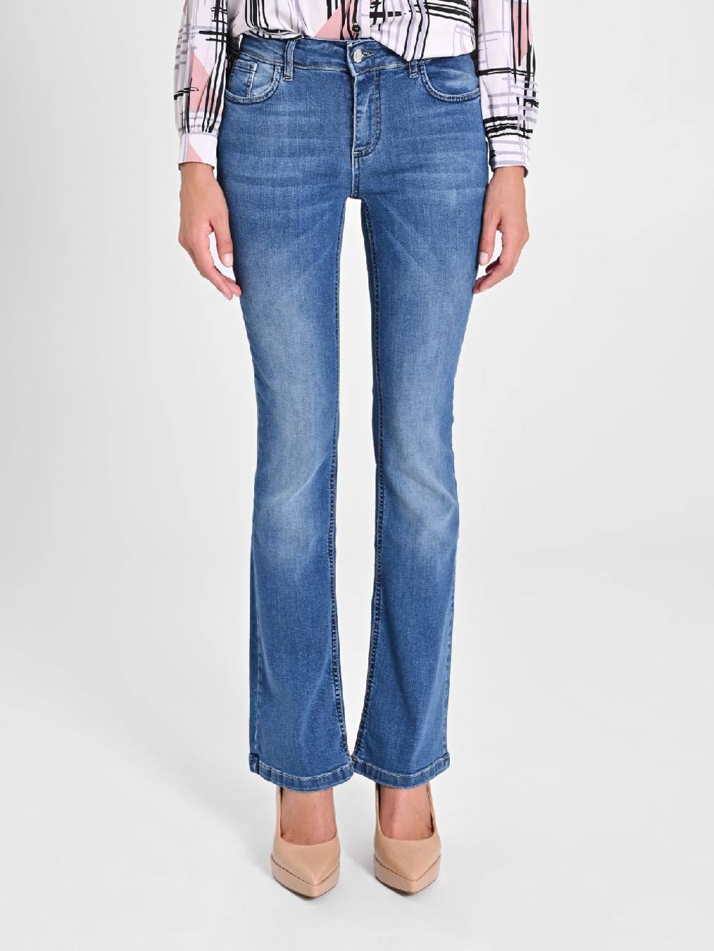 Rinascimento Jeans Flared Rilascio limitato