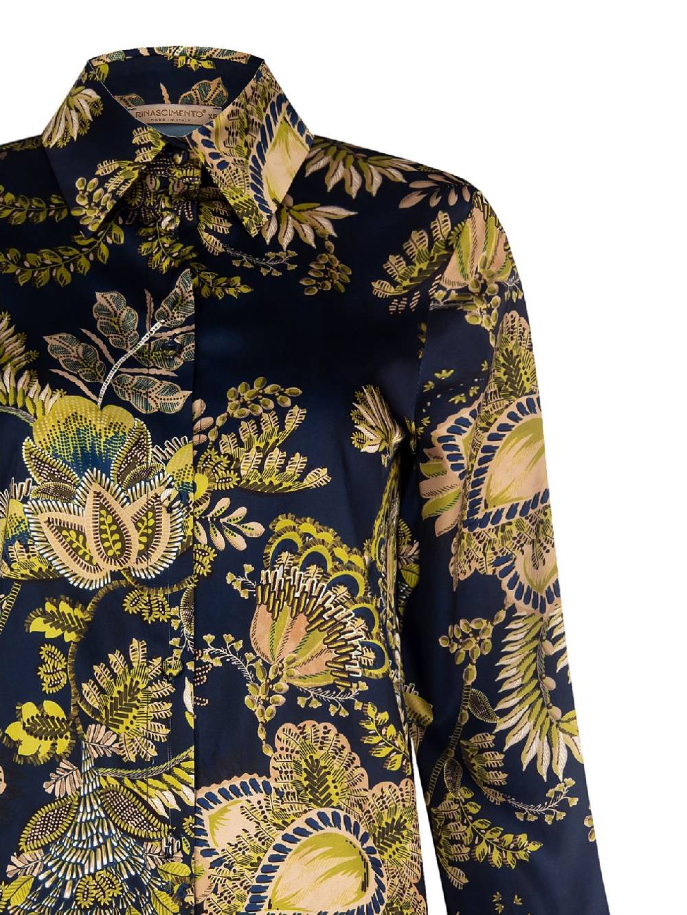 Rinascimento Camicia in Raso stampa Cachemire Fino al 55% di sconto