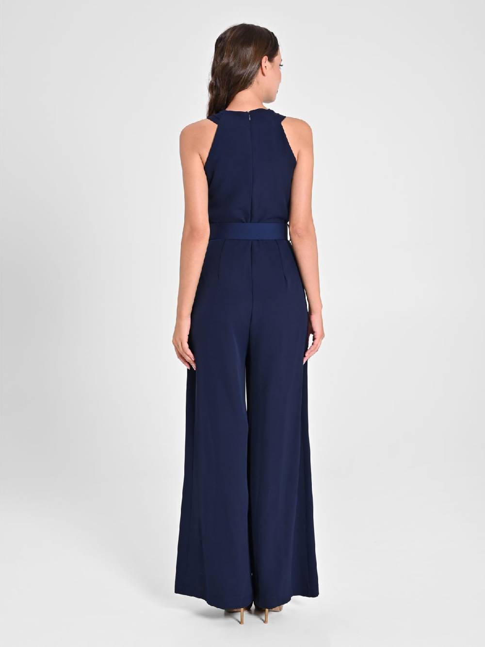Rinascimento Tuta con Scollo intrecciato Blu Navy Solo un giorno rimasto