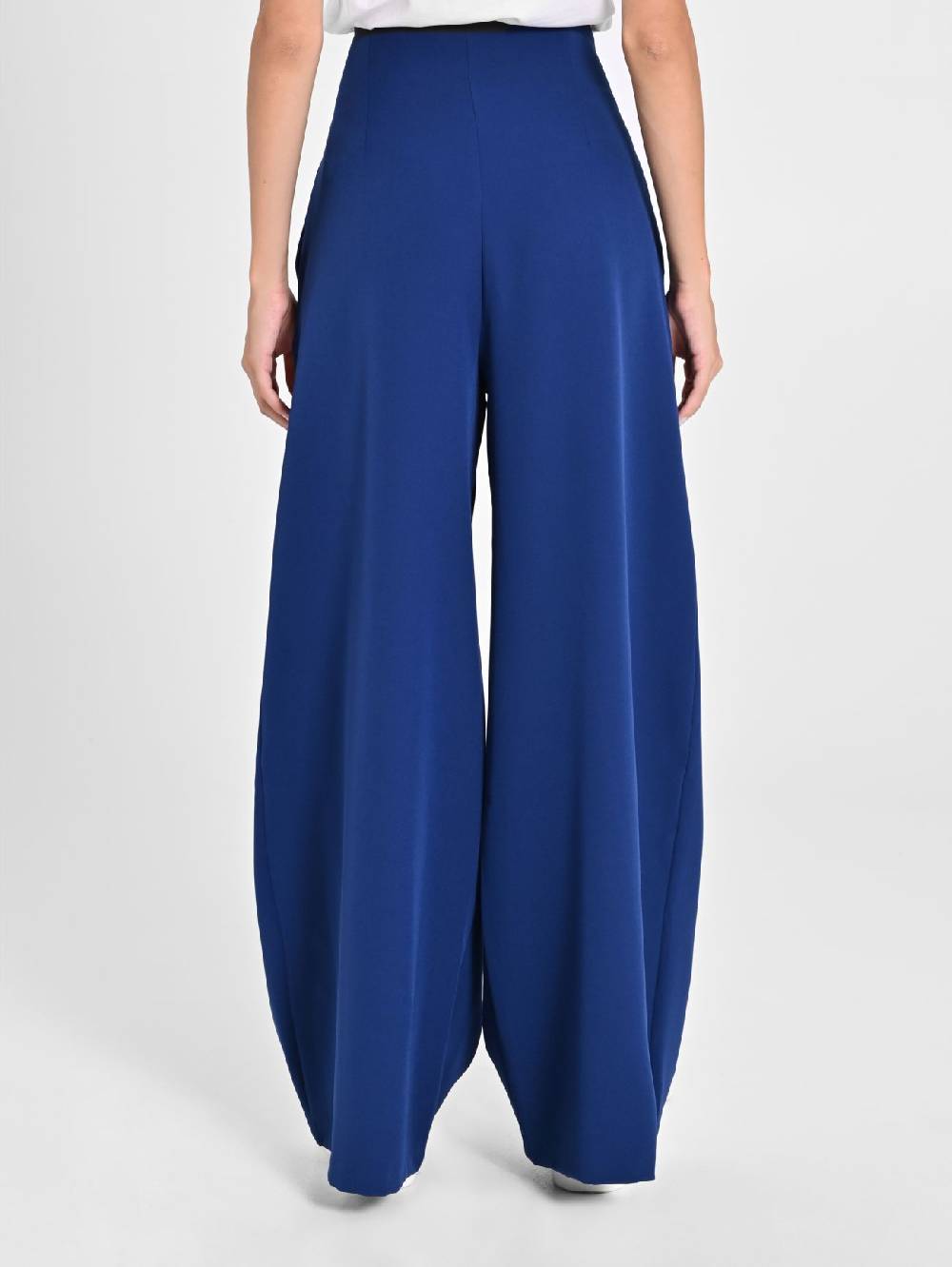 Rinascimento Pantaloni Wide Leg Blu Navy Trasporto libero internazionale