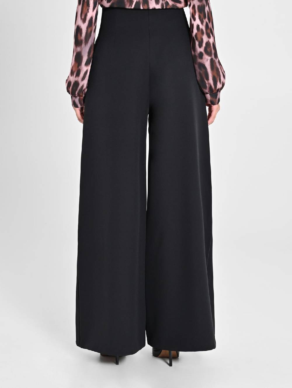 Rinascimento Pantaloni Wide Leg Neri Officina