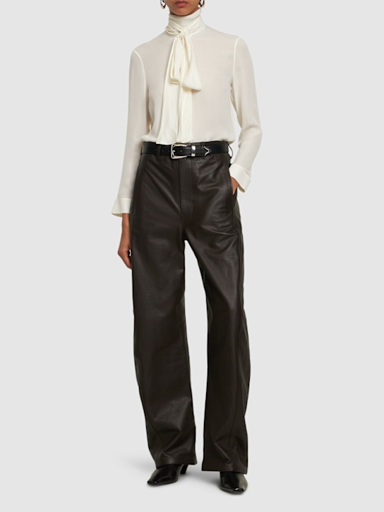 Luisaviaroma Top Tash in raso di seta Moda