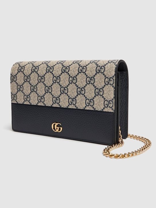 Luisaviaroma Borsa mini GG Marmont in tela con catena In Linea