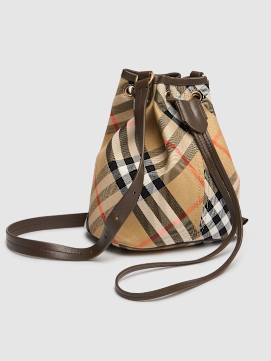 Luisaviaroma Borsa a secchiello mini in tela con coulisse Qualità