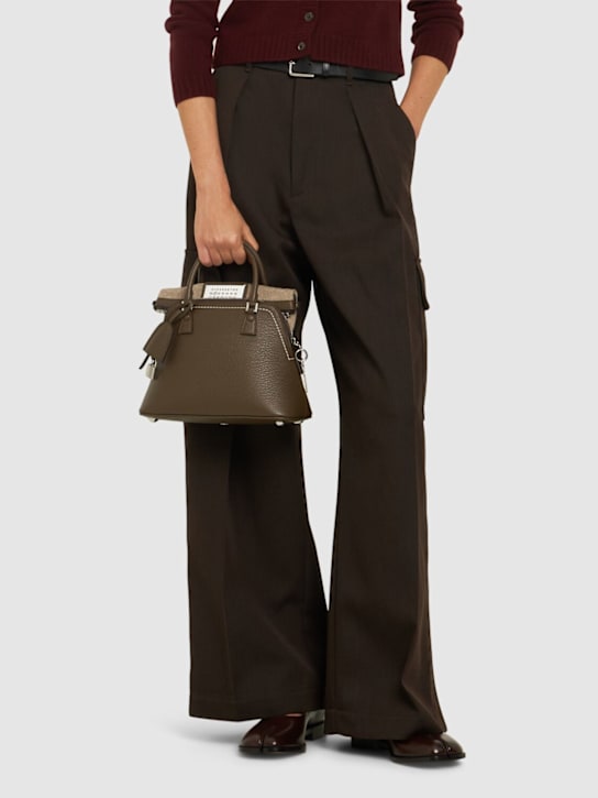 Luisaviaroma Borsa mini 5Ac Classique in pelle martellata Vendita