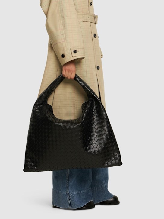 Luisaviaroma Large Hop leather shoulder bag Promozione