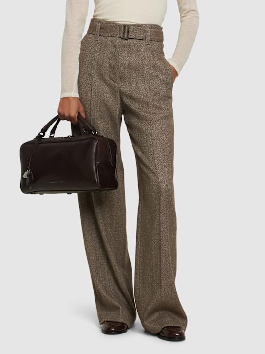 Luisaviaroma Borsa di mano in pelle lucida Shopping Online