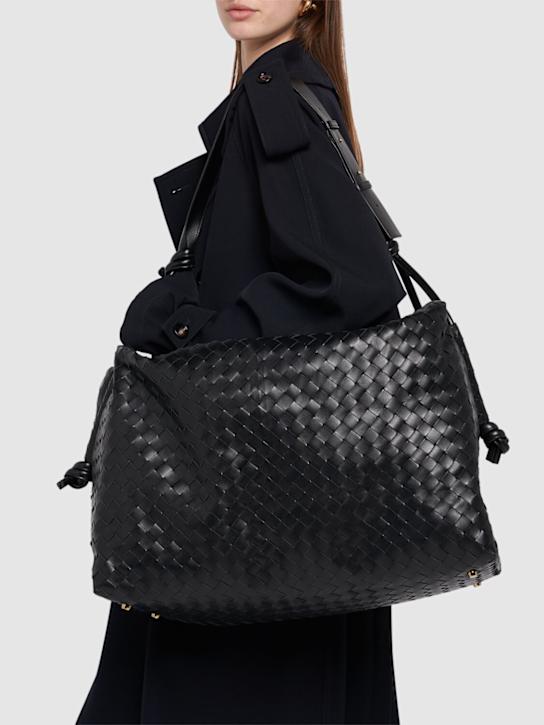 Luisaviaroma Borsa Large Loop Weekender in pelle Novità