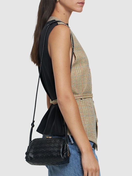 Luisaviaroma Pochette Intrecciato Concert in pelle Vendita Economica