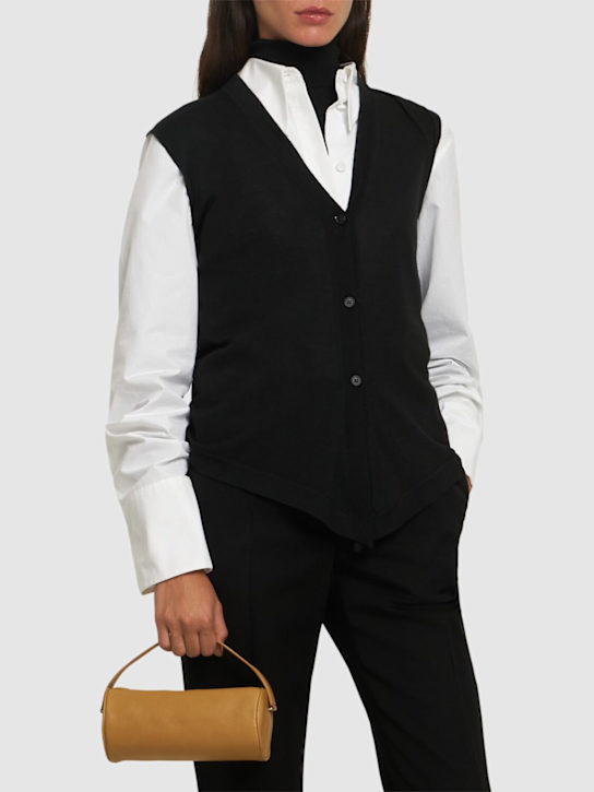 Luisaviaroma Borsa Round 90s in nappa Grande vendita