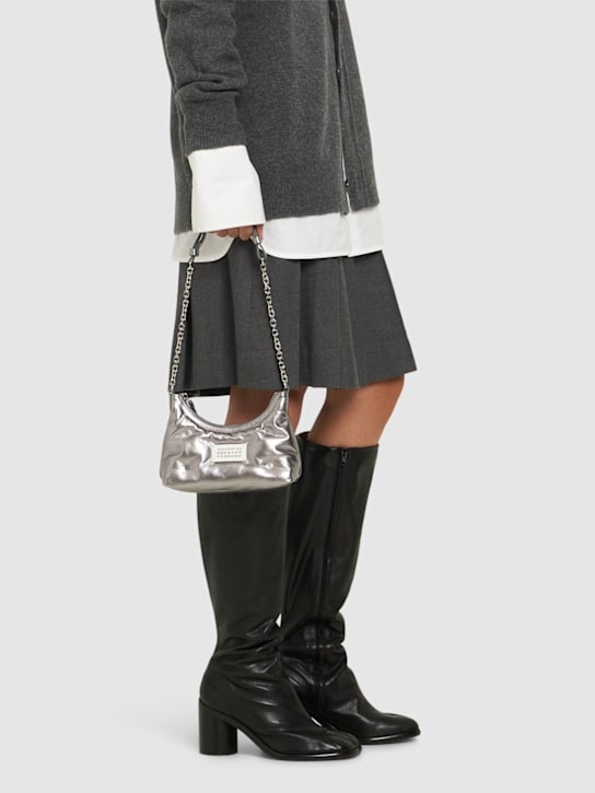 Luisaviaroma Borsa micro metallizzata Glam Slam Hobo Offerta esclusiva