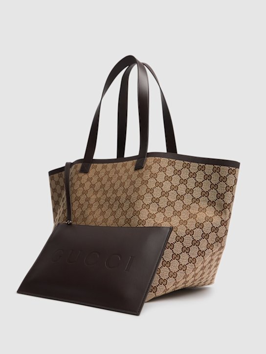 Luisaviaroma Borsa shopping media in tela Original GG Offerta migliore
