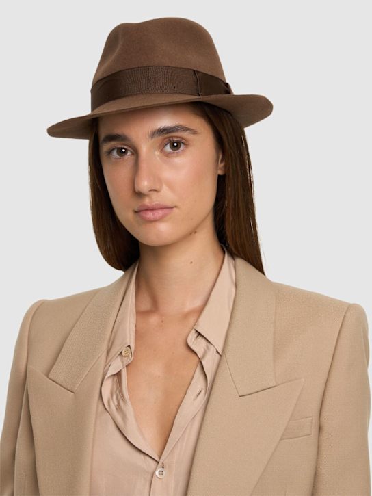 Luisaviaroma Cappello fedora in feltro pettinato Black Friday