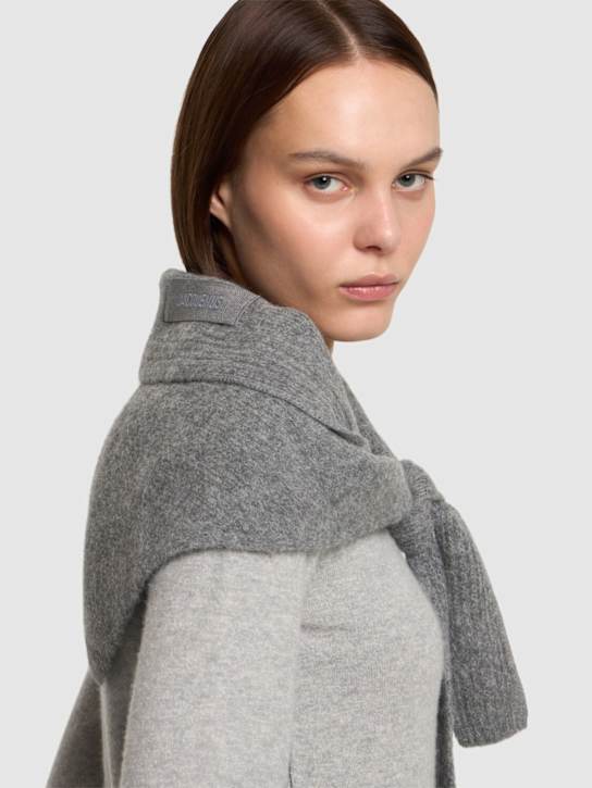 Luisaviaroma Sciarpa Les Chale Gros Grain in misto alpaca Online Outlet