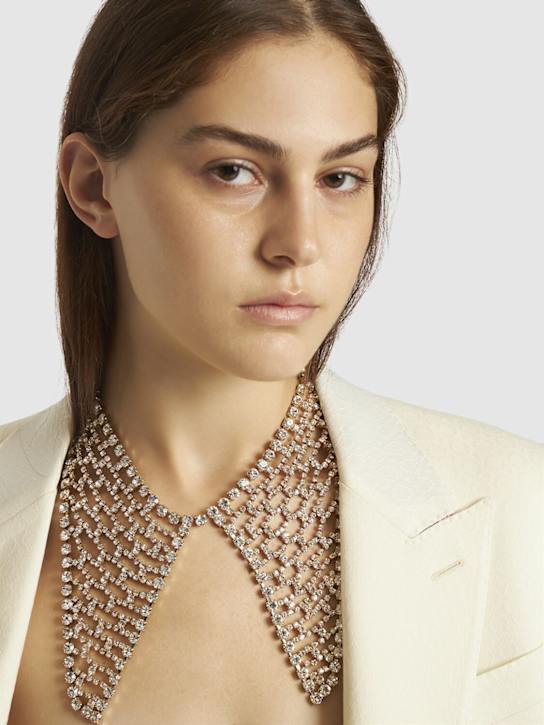 Luisaviaroma Collo Tricot con cristalli Latest fashion
