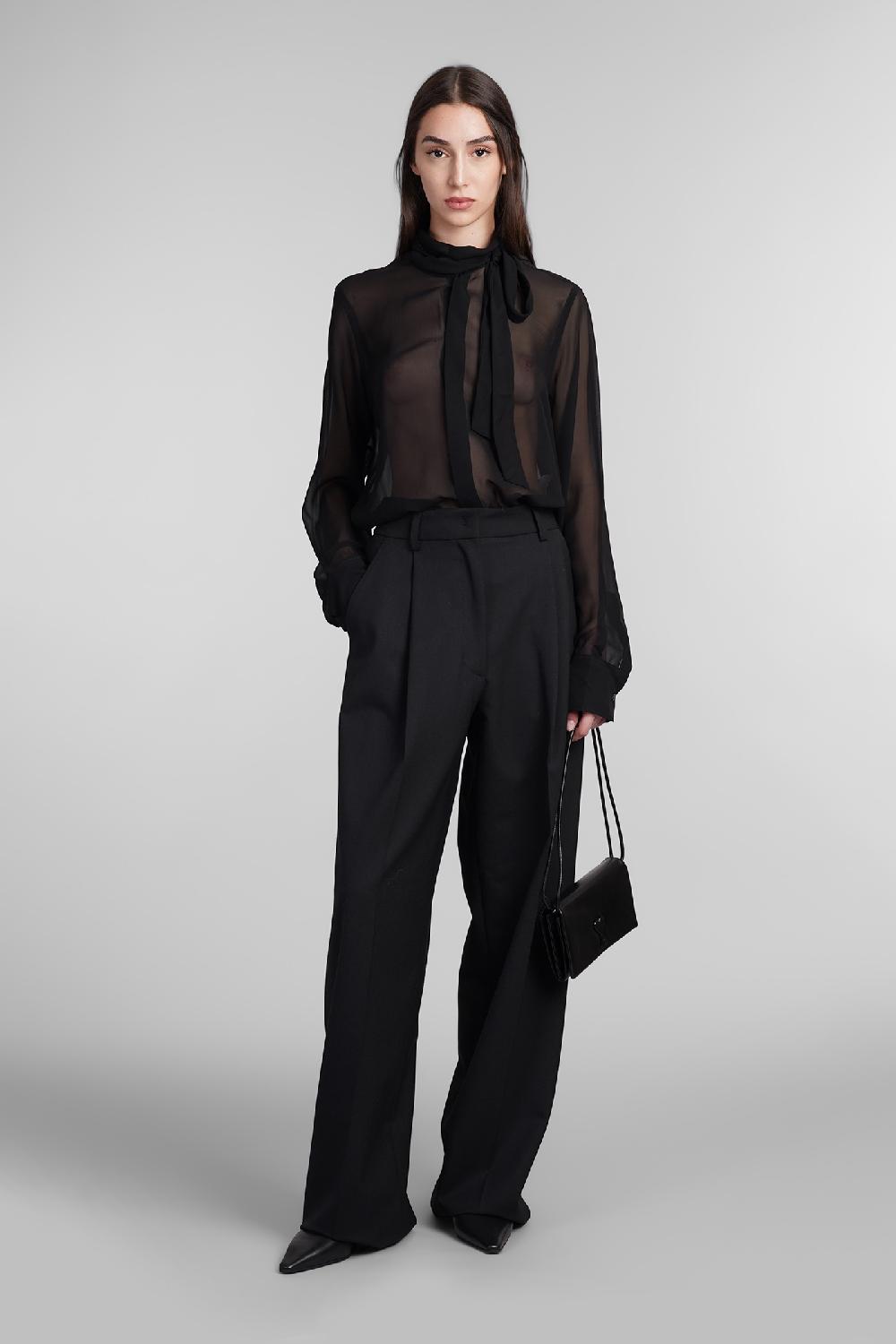 Deliberti Ami Paris Camicia in seta nera cod. 403273 - Deliberti The Luxury Shopping Offerte giornaliere