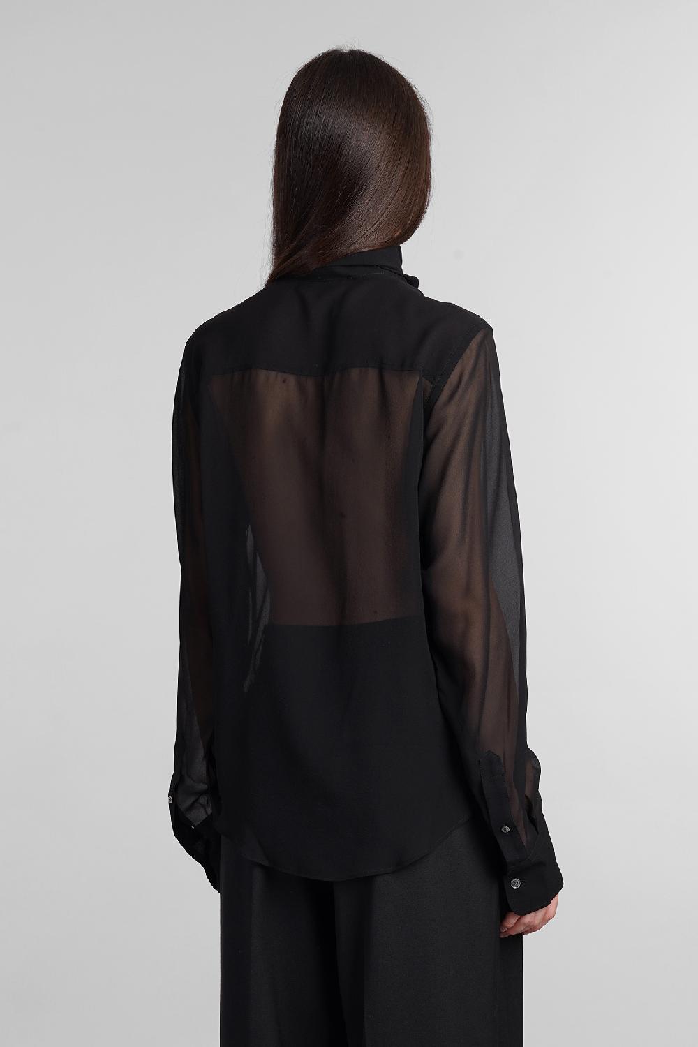 Deliberti Ami Paris Camicia in seta nera cod. 403273 - Deliberti The Luxury Shopping Offerte giornaliere