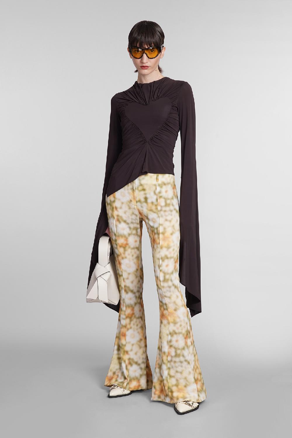 Deliberti Acne Studios Maglia in viscosa marrone cod. 395337 - Deliberti The Luxury Shopping 50% di sconto per tempo limitato