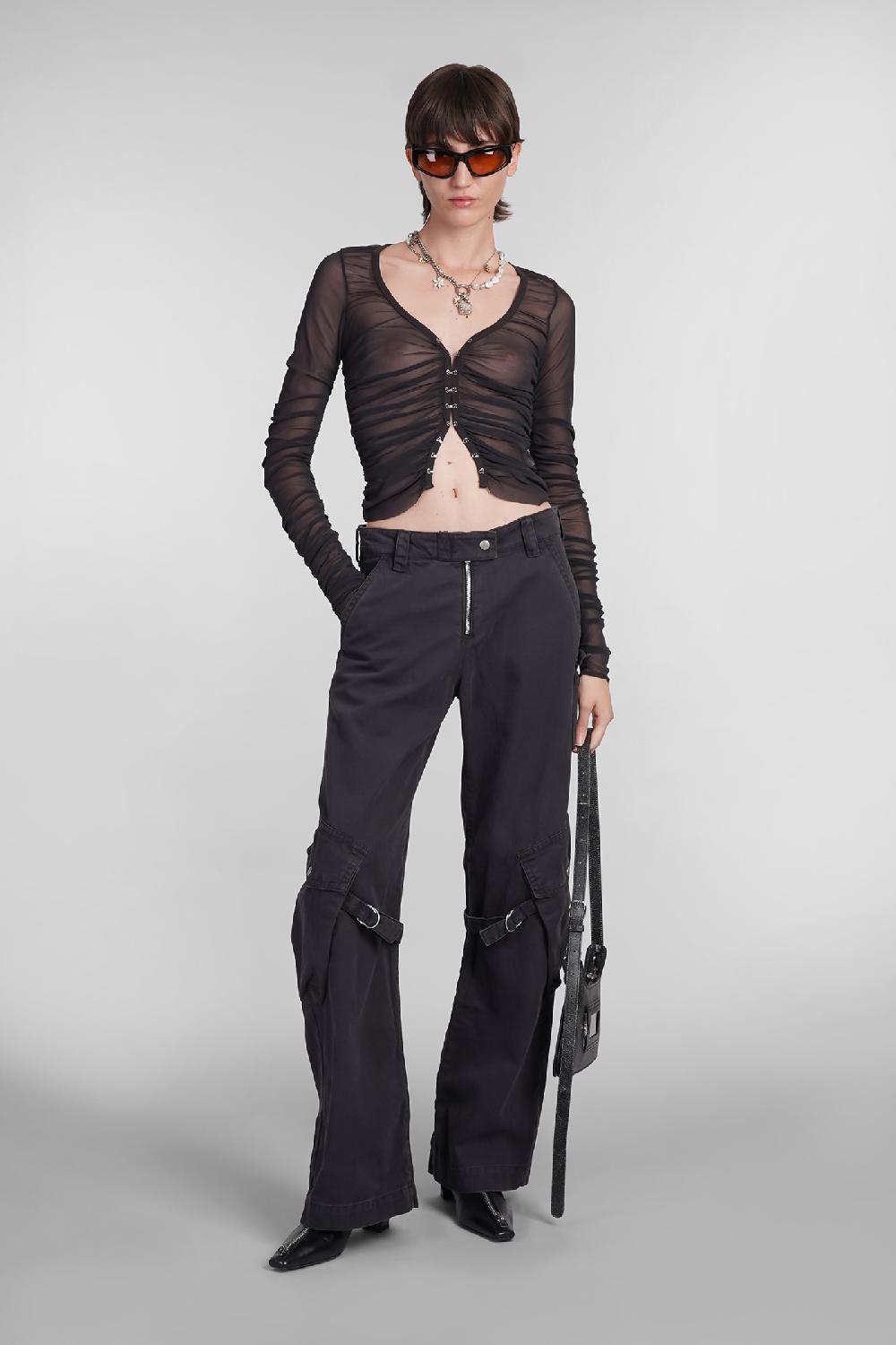 Deliberti Acne Studios Pantalone in cotone nero cod. 393900 - Deliberti The Luxury Shopping Italy