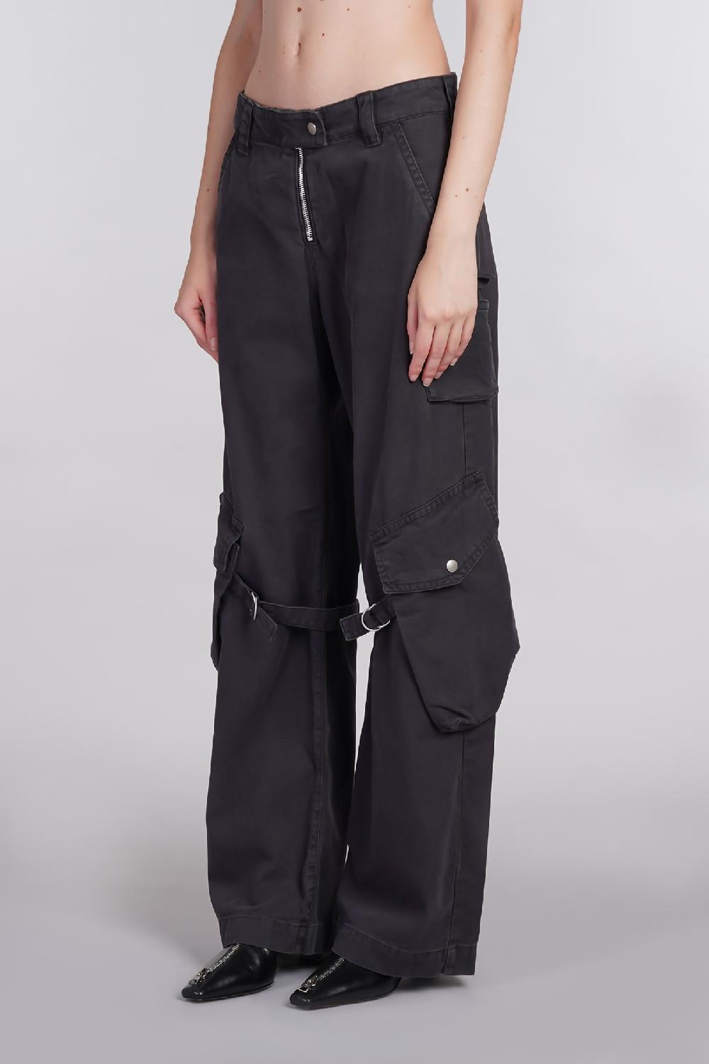 Deliberti Acne Studios Pantalone in cotone nero cod. 393900 - Deliberti The Luxury Shopping Italy