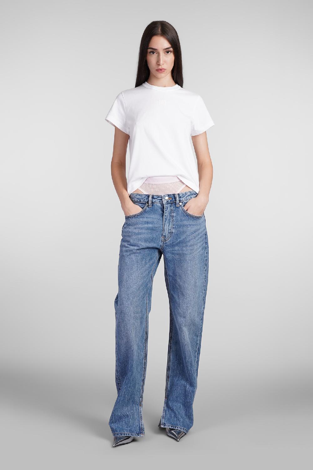 Deliberti Alexander Wang T-shirt in cotone bianco cod. 408605 - Deliberti The Luxury Shopping Economico