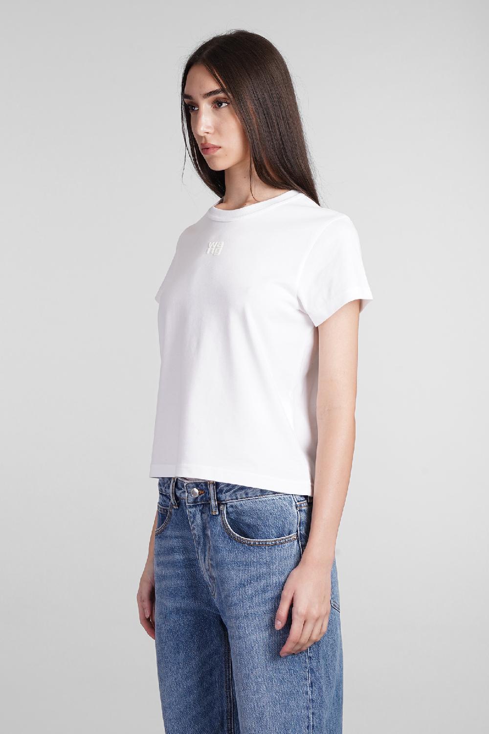 Deliberti Alexander Wang T-shirt in cotone bianco cod. 408605 - Deliberti The Luxury Shopping Economico