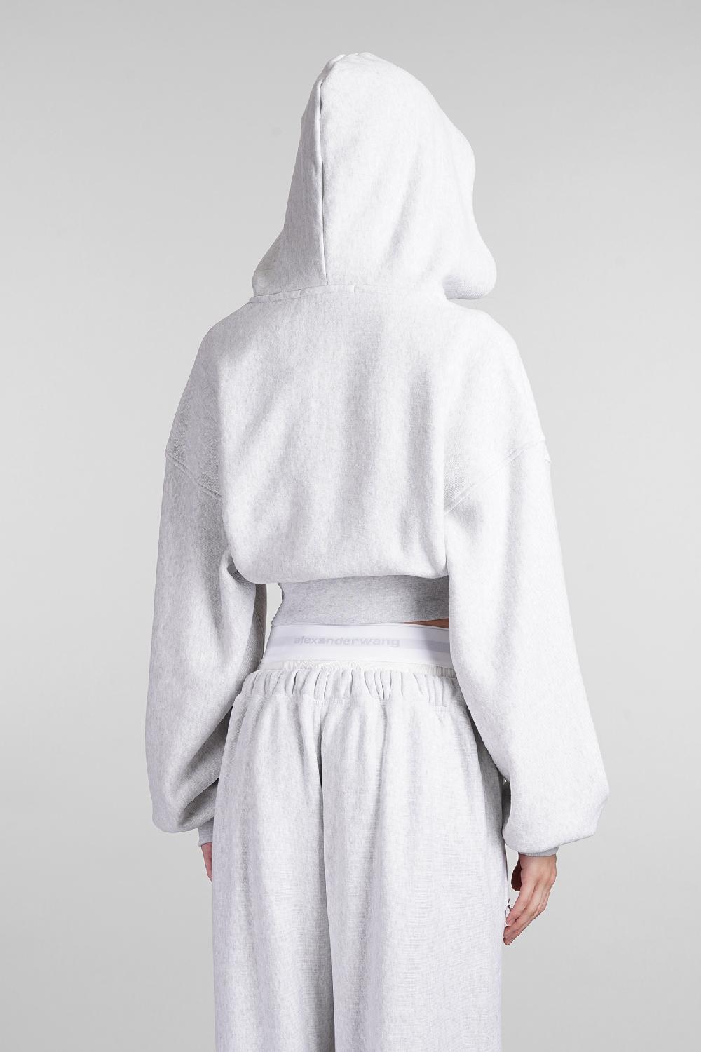 Deliberti Alexander Wang Felpa in cotone grigio cod. 408603 - Deliberti The Luxury Shopping Nuova