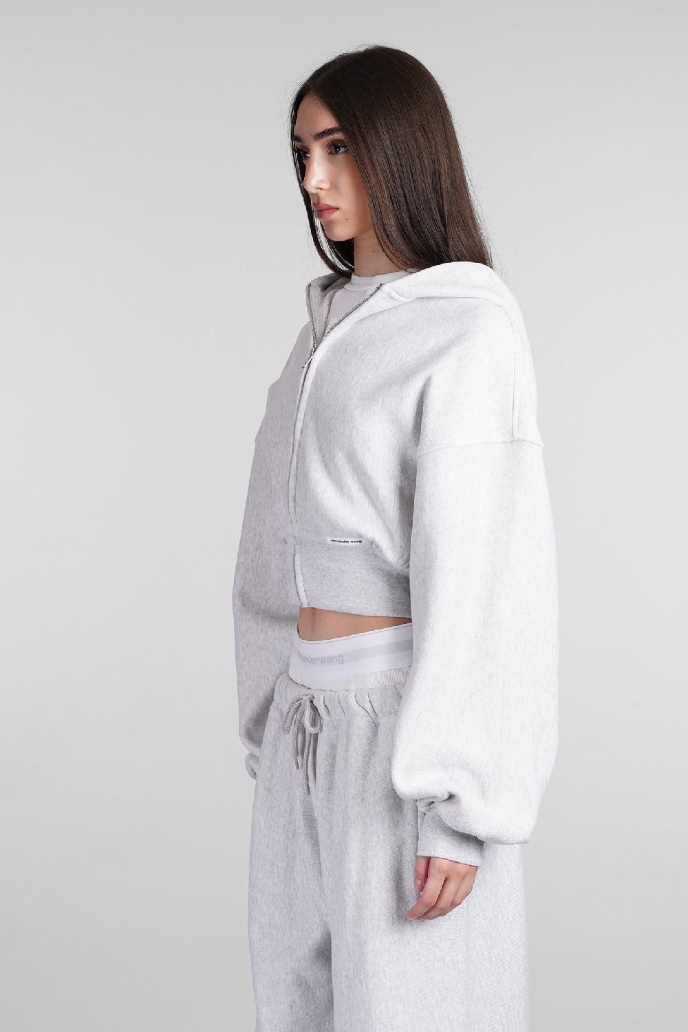 Deliberti Alexander Wang Felpa in cotone grigio cod. 408603 - Deliberti The Luxury Shopping Nuova
