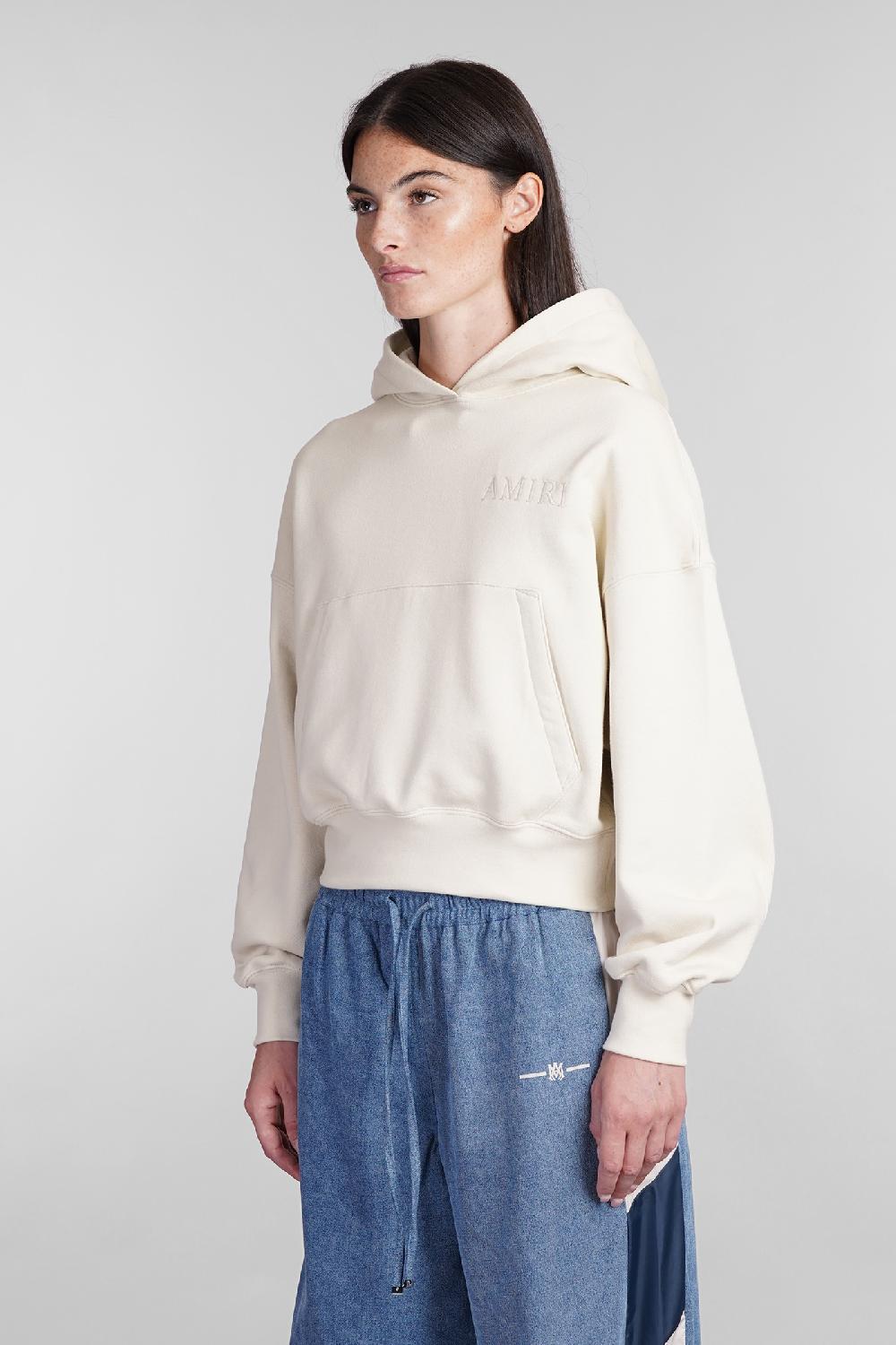 Deliberti Amiri Felpa in cotone beige cod. 405357 - Deliberti The Luxury Shopping Offerta speciale della fabbrica