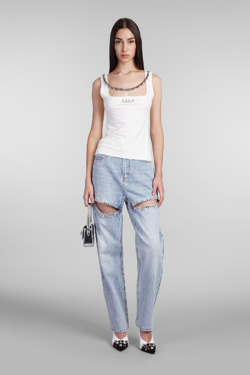 Deliberti Area Jeans in denim celeste cod. 406966 - Deliberti The Luxury Shopping In Linea