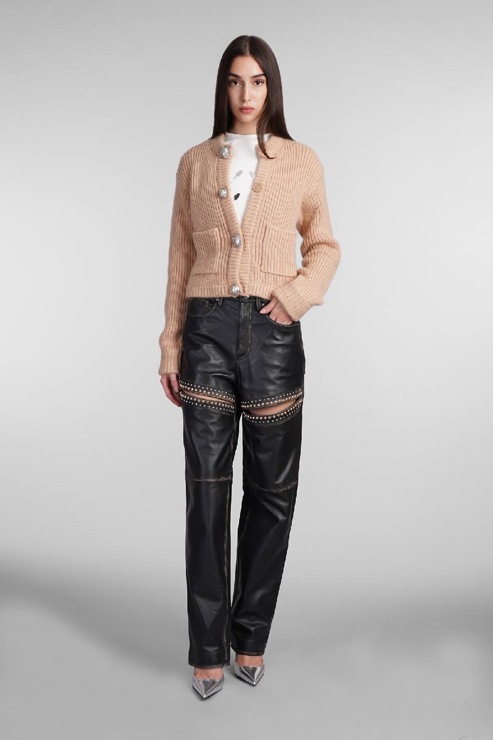 Deliberti Area Cardigan in acrilico beige cod. 409263 - Deliberti The Luxury Shopping Vendita