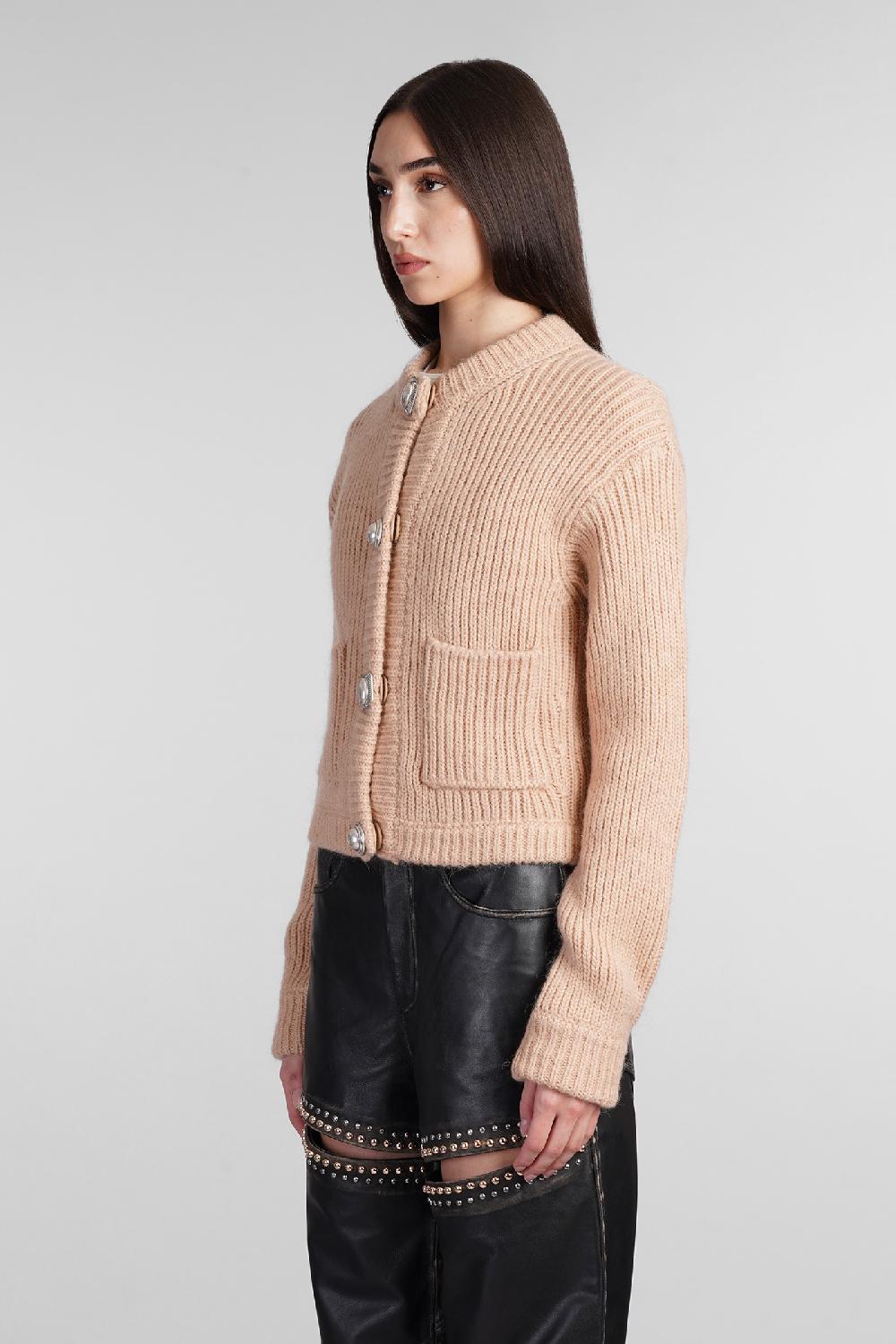 Deliberti Area Cardigan in acrilico beige cod. 409263 - Deliberti The Luxury Shopping Vendita